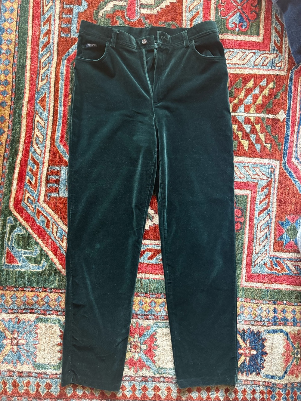 Ralph Lauren Women’s emerald Green velour Pants